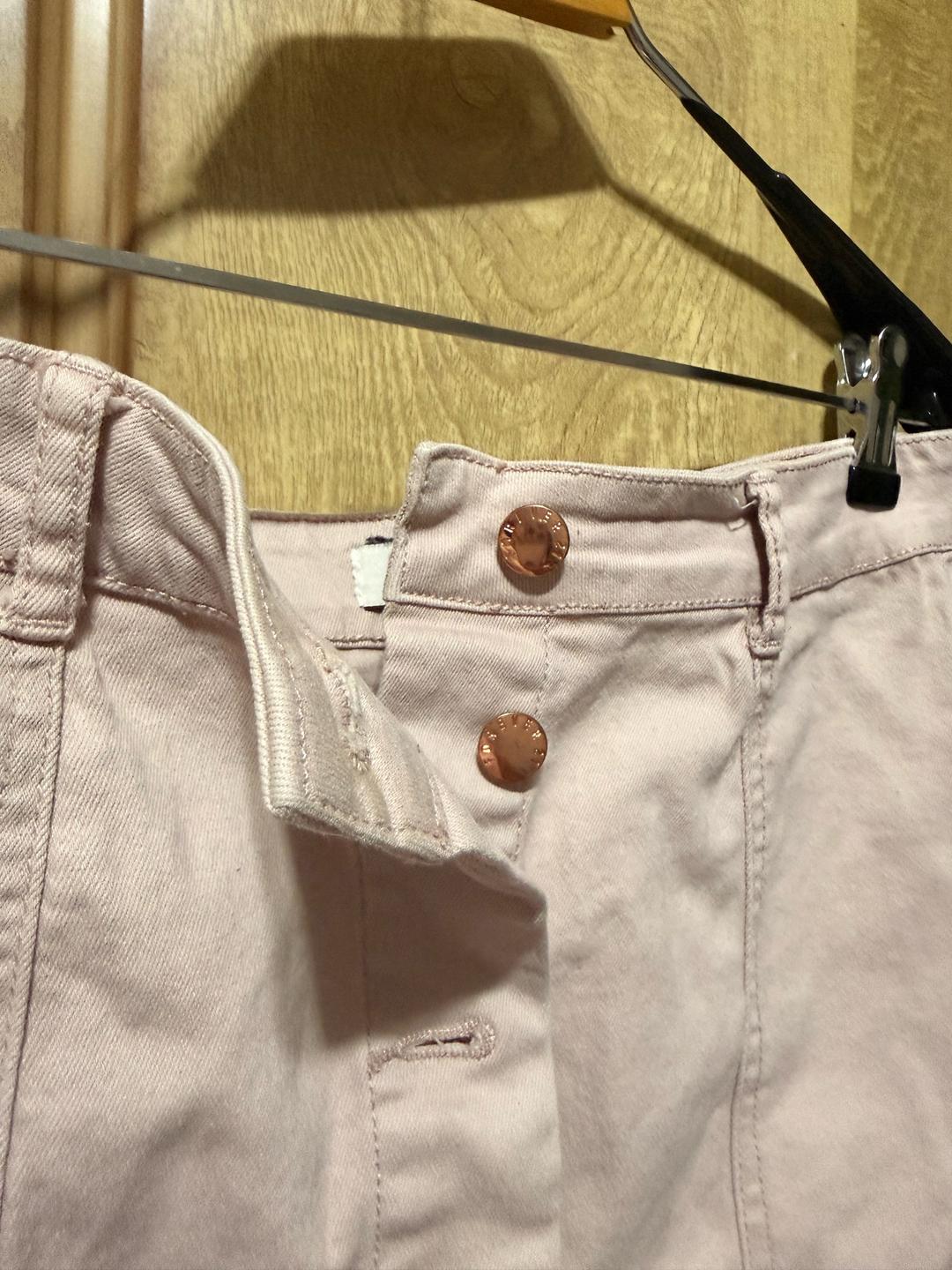 Forever 21 Нежно-розовая джинсовая юбка Forever 21 — фото 2