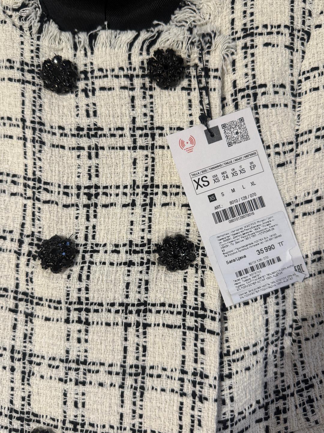 Zara Жилет из твида Zara новый — фото 2