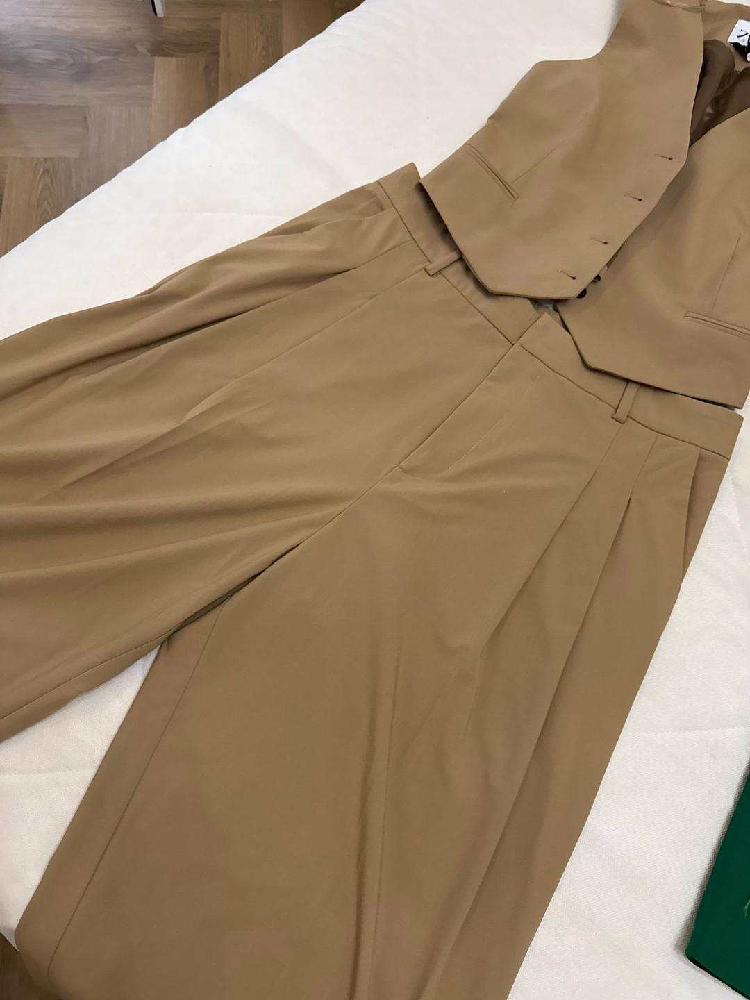 Zara Костюм ZARA из жилета и брюки — фото 2