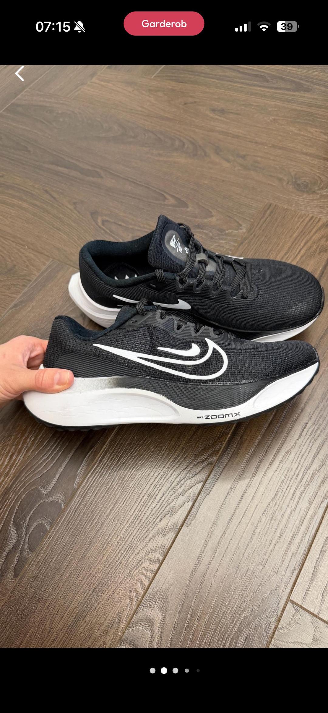 Nike Кроссовки Nike Zoom Fly 5 оригинал размер 37.5 для спорта, фитнеса — фото 2