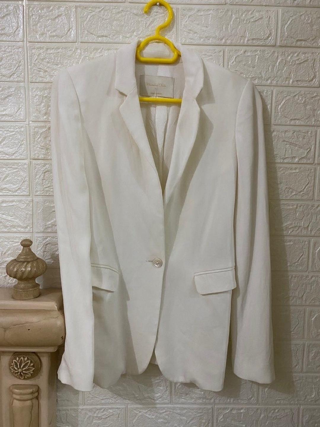 Massimo Dutti белый костюм Massimo Dutti — фото 2