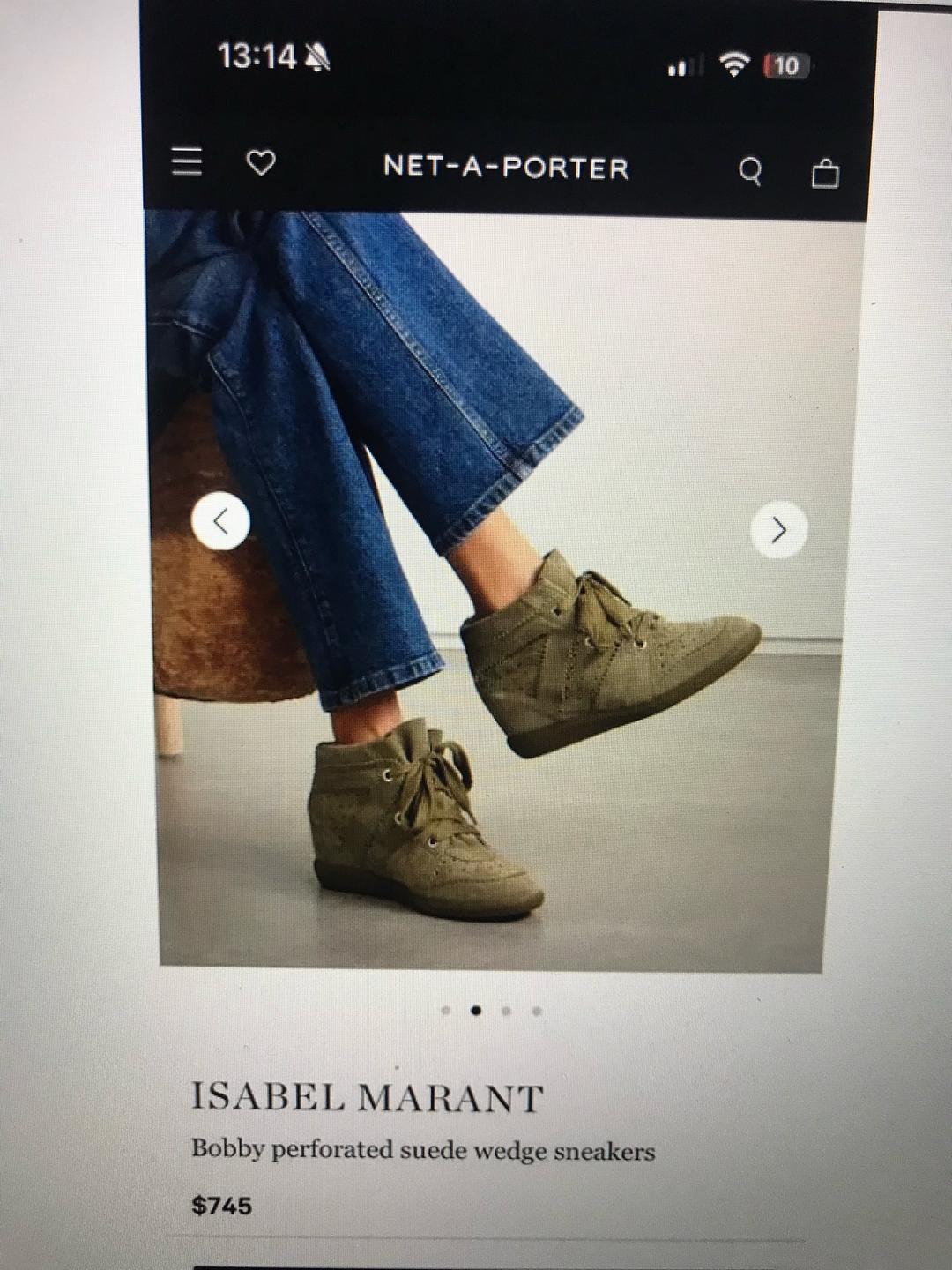 Isabel Marant Сникерсы Isabel Marant оригинал 39 размер( маломерки на 38) — фото 2