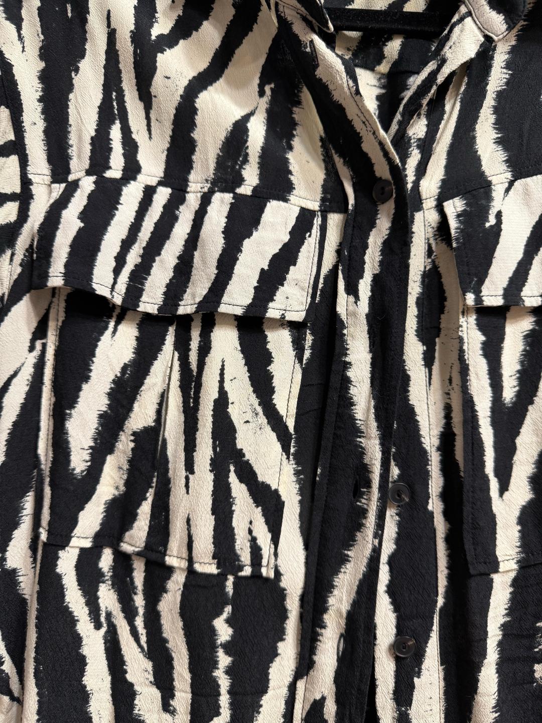 Massimo Dutti Блуза с принтом — фото 2
