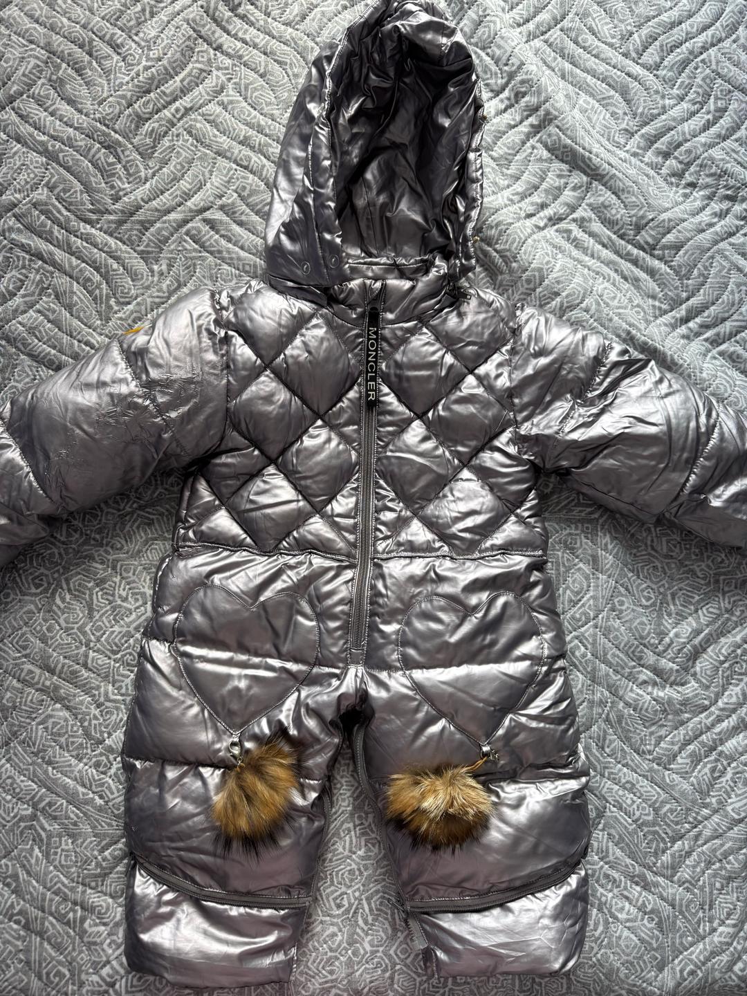 Moncler Зимний стеганый комбинезон — фото 2