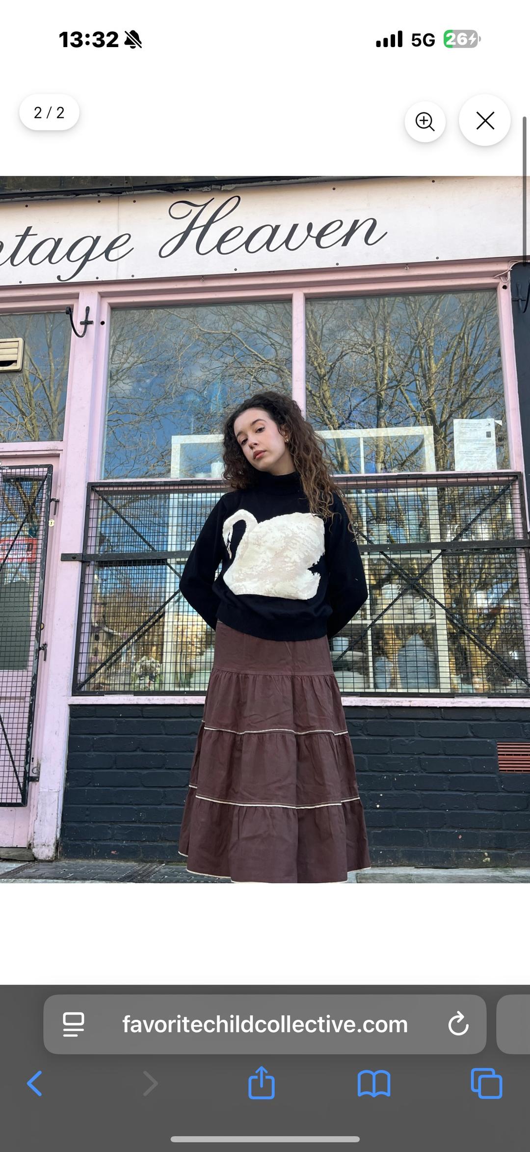 favoritechildcollective BLACK SWAN ROMANCE SWEATER — фото 2