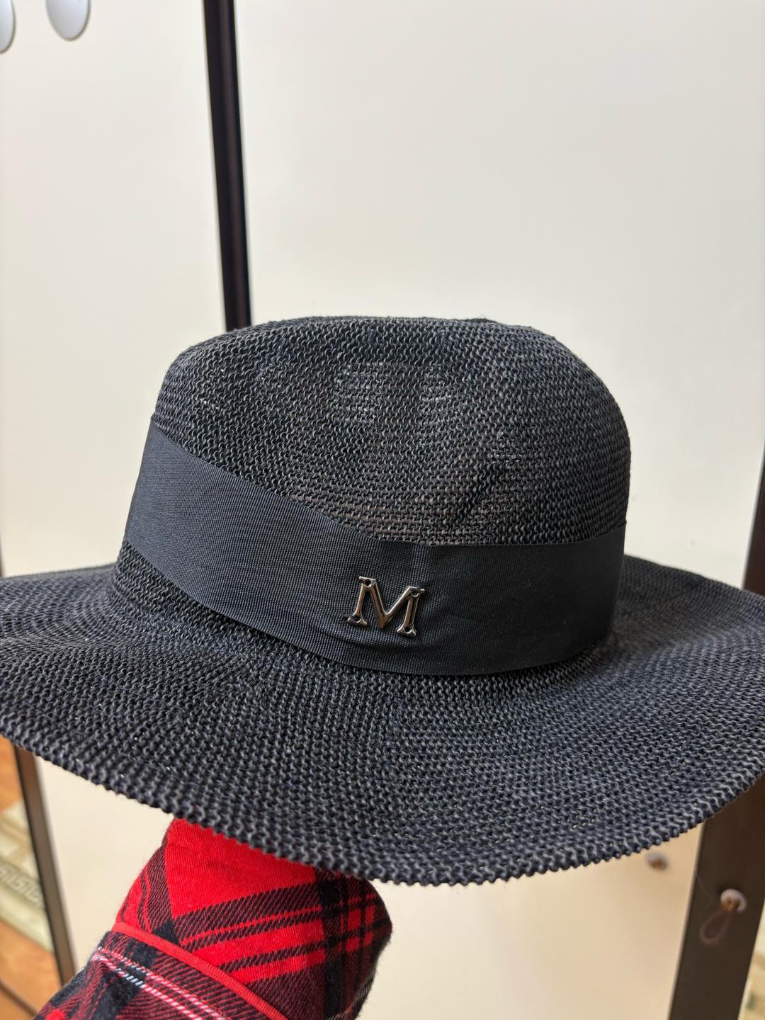 Max Mara шляпа с широкими полями с буквой — фото 2