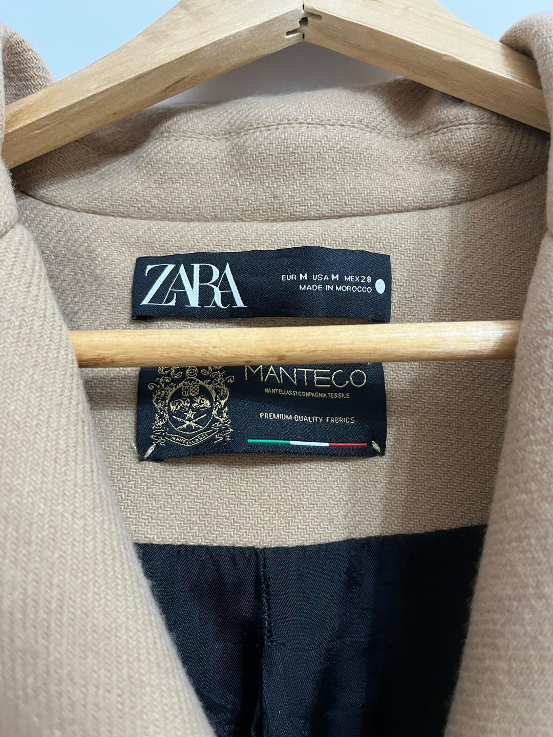 Zara Пальто шерстяное Manteco blend — фото 2