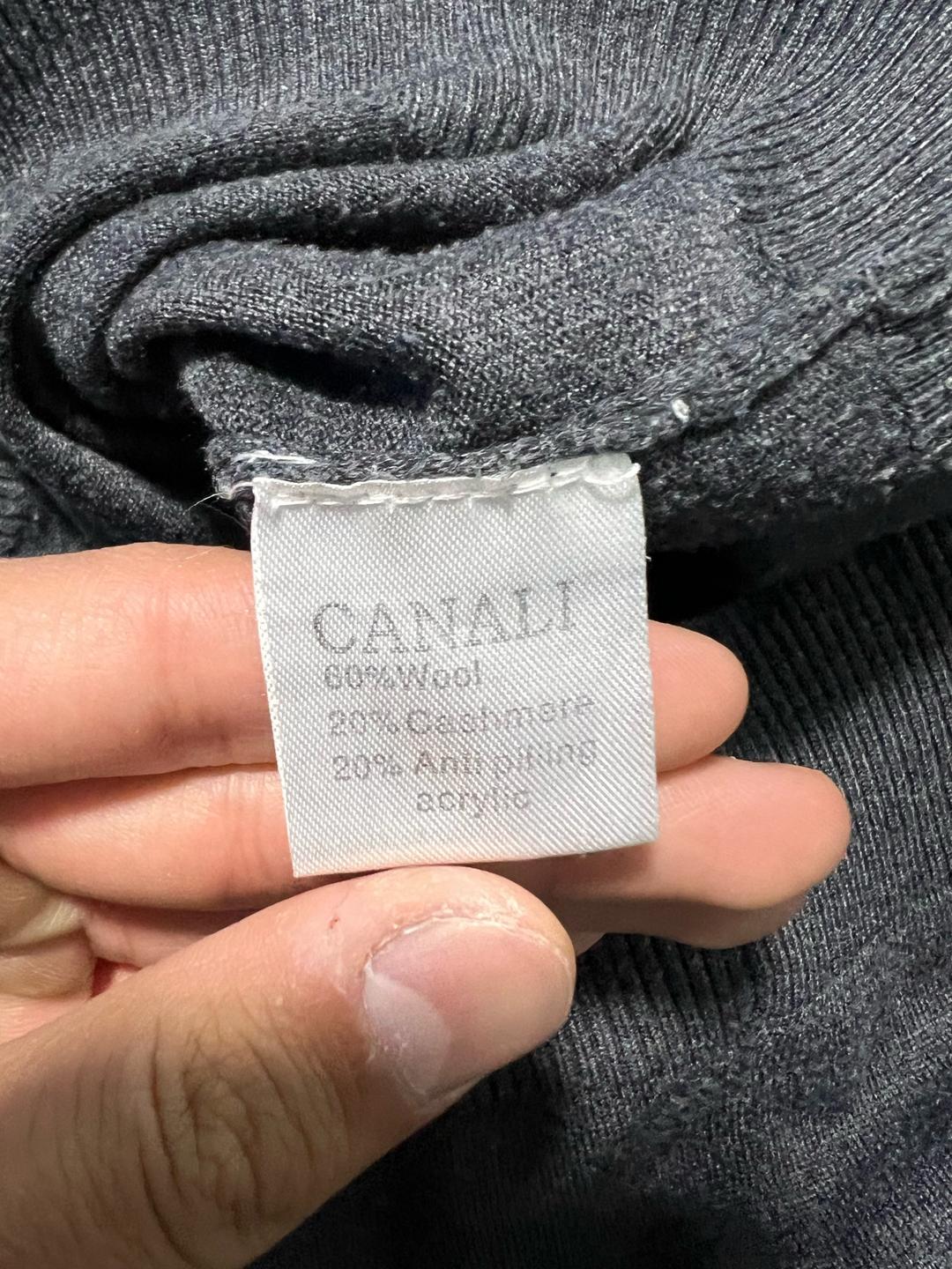 Canali Темно-серая кофта Canali — фото 2
