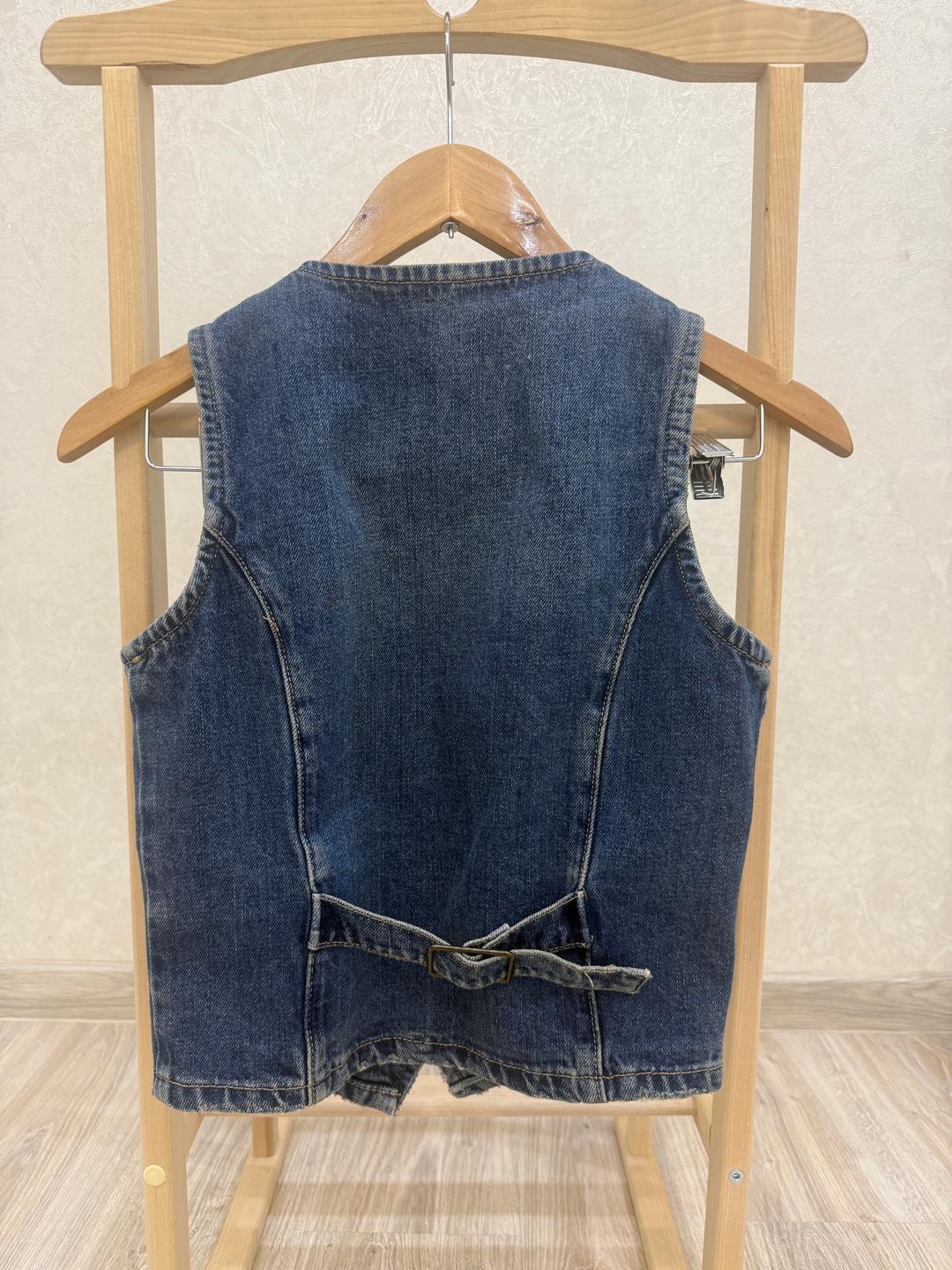 Zara Джинсовая жилетка ZARA — фото 2