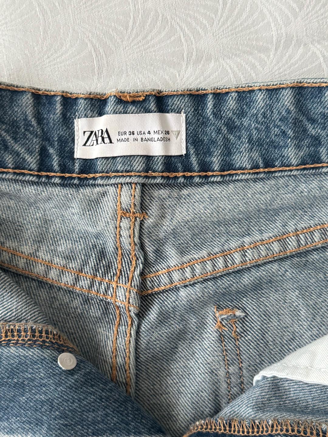 Zara Джинсовые шорты ZARA — фото 2