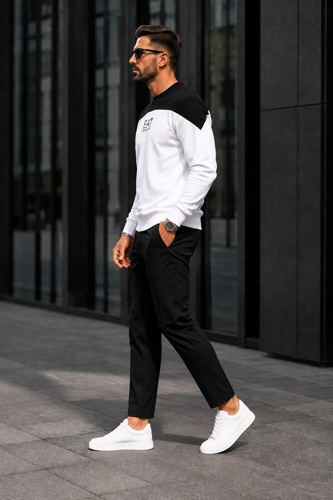 Emporio Armani Свитшот/Толстовка Emporio Armani EA7 Мужской Белый L/XL (Как Новый) — фото 2