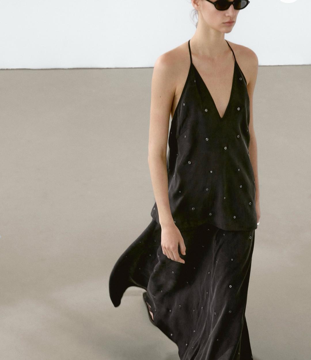 Massimo Dutti Длинная юбка с люверсами -Massimo Dutti. — фото 2