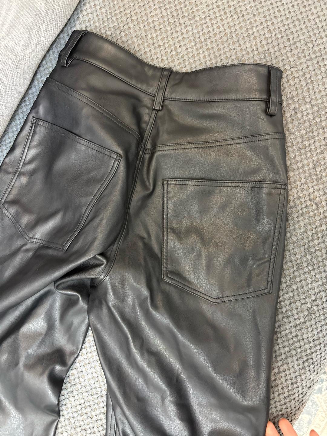 Zara Брюки ZARA из экокожи — фото 2