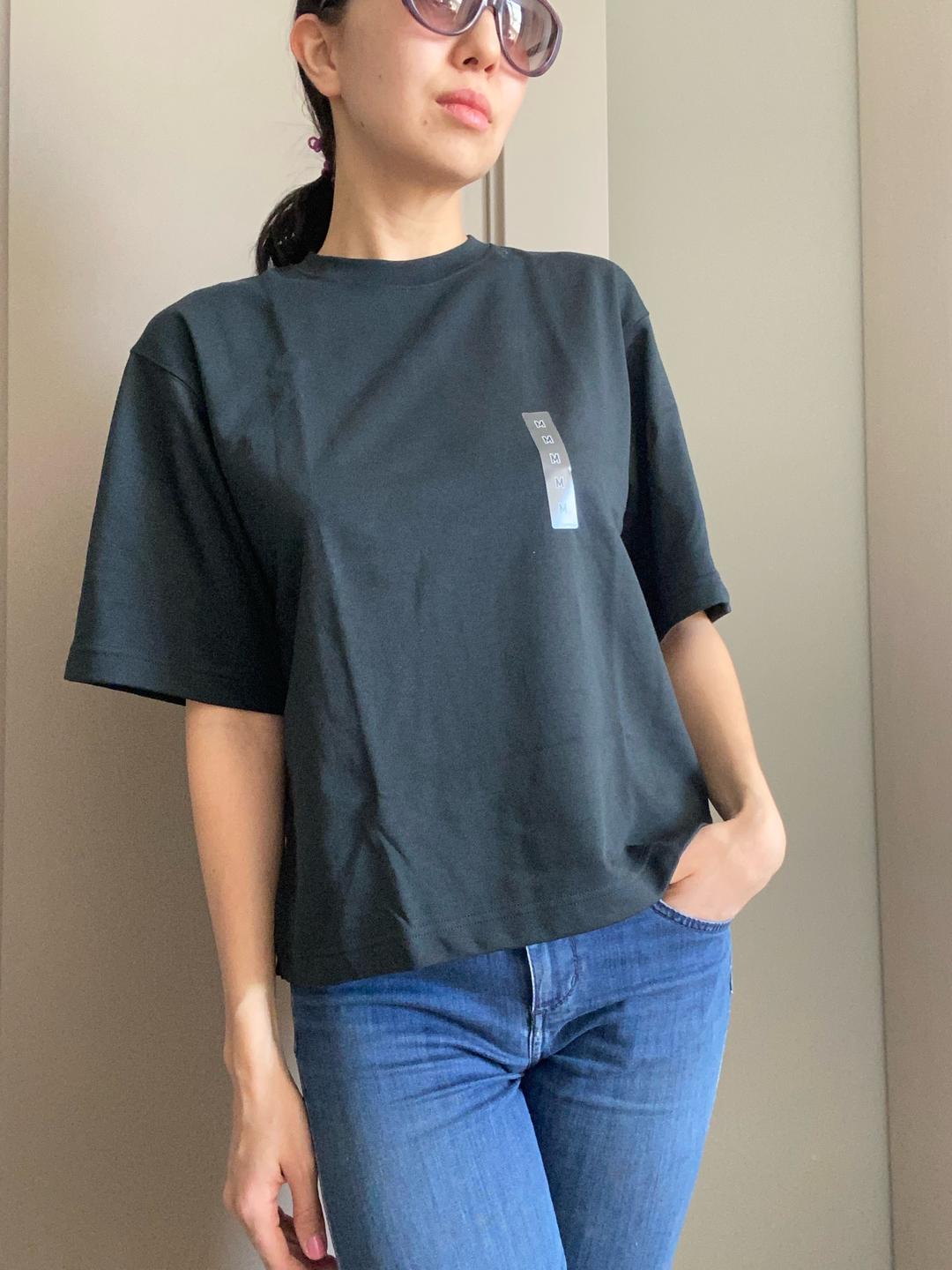 Uniqlo Женская футболка оверсайз (свободного кроя) Uniqlo — фото 2