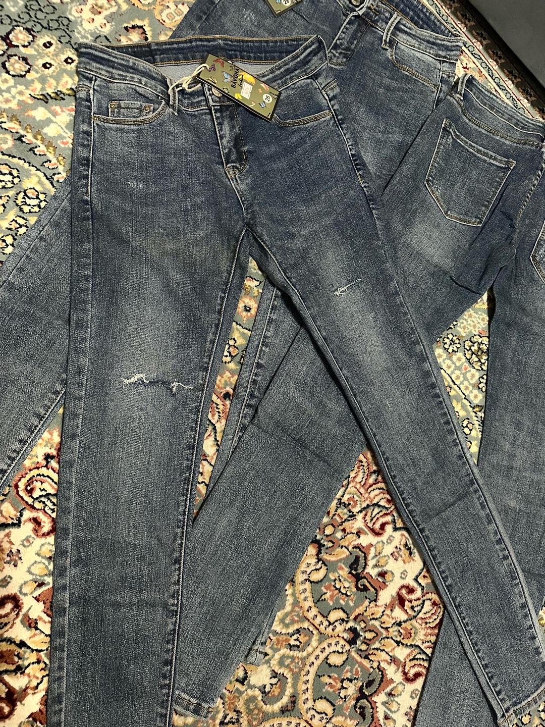 bavona 🔥 BAVONA — сәнді әйелдер джинсы 👖 — фото 2