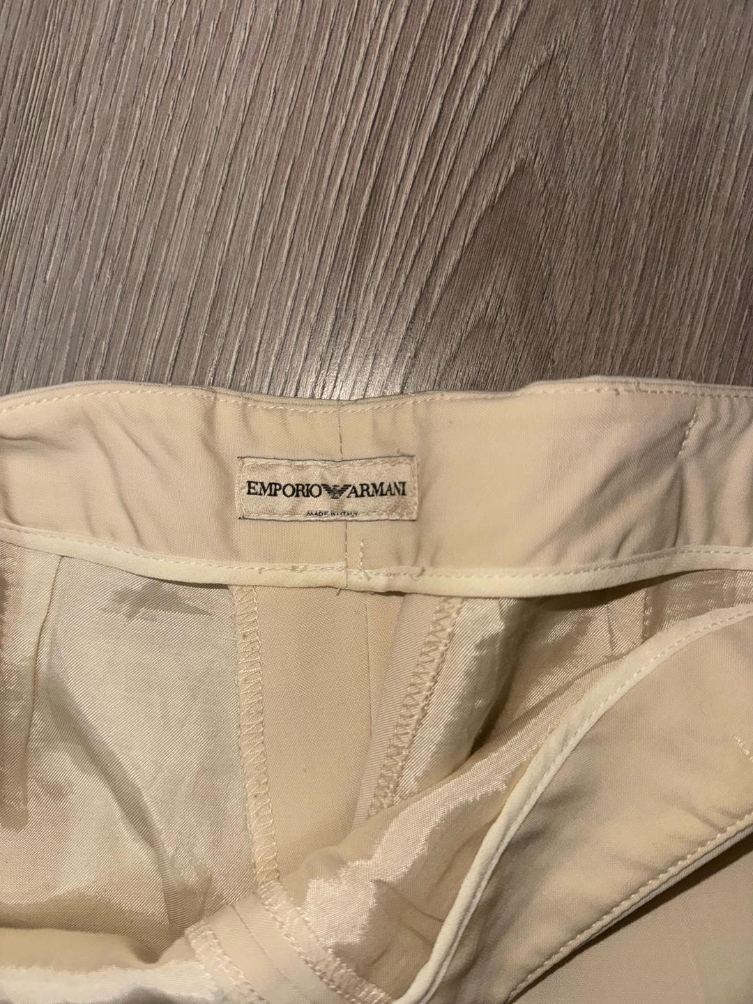 Emporio Armani Emporio Armani бежевые брюки — фото 2