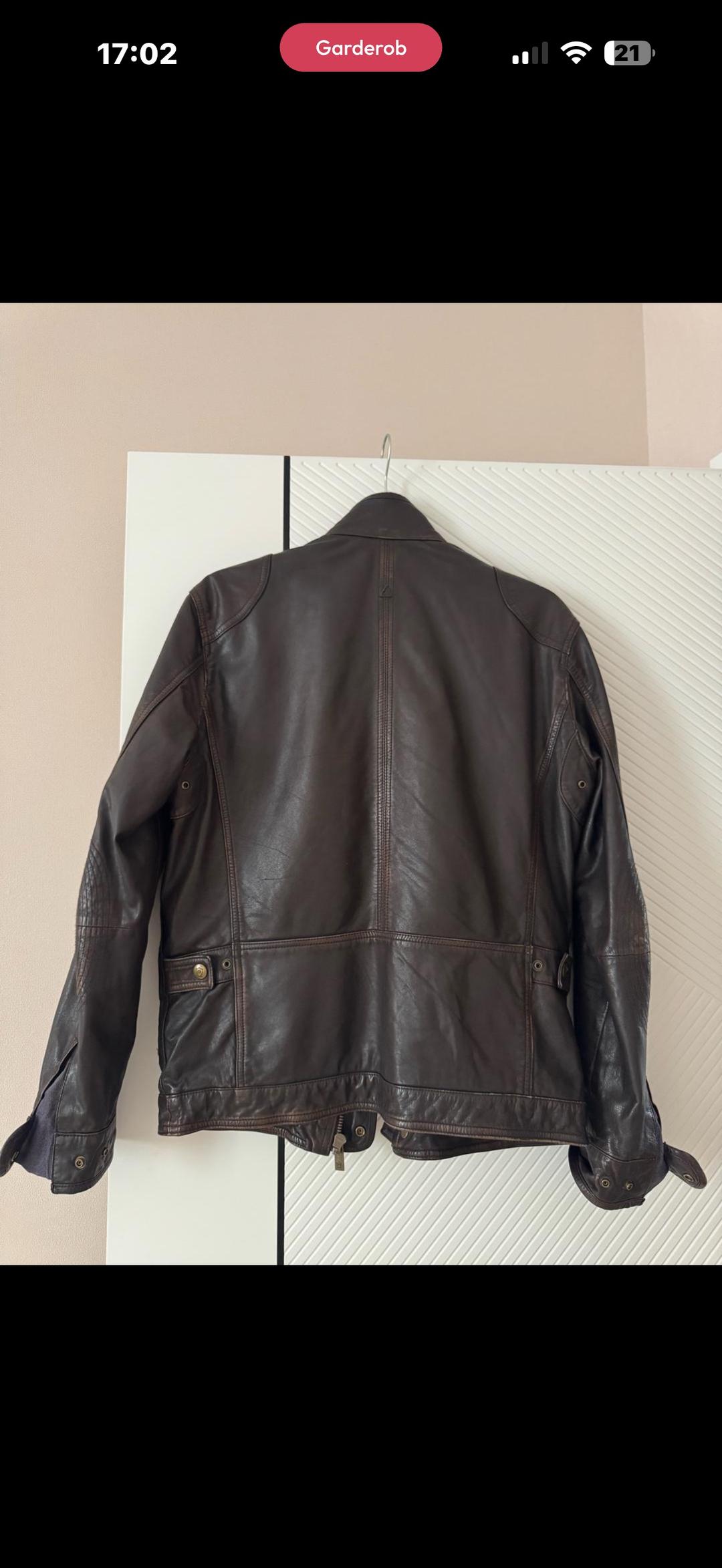 Massimo Dutti Кожаная куртка Massimo Dutti — фото 2