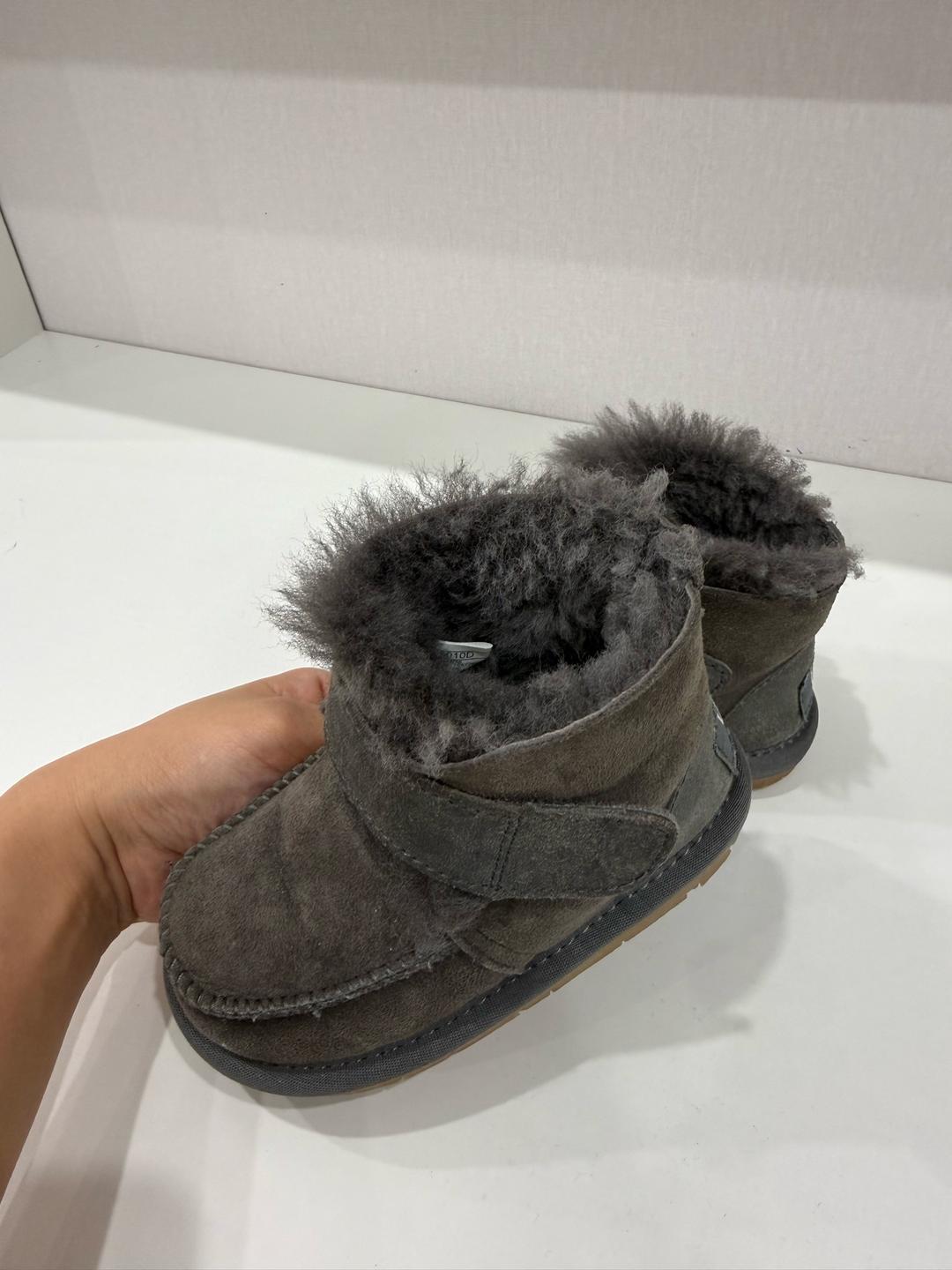UGG UGG угги зимняя обувь меховые замшевые серые коричневые — фото 2
