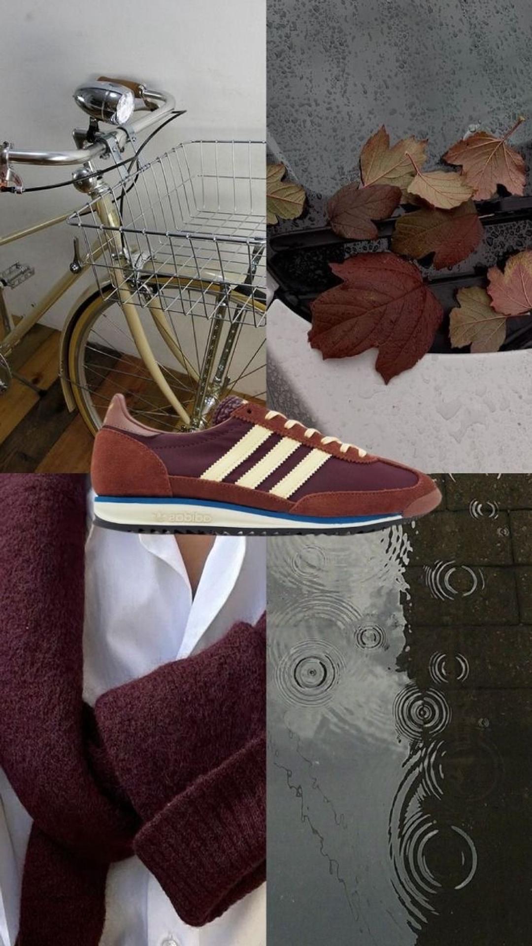 Adidas Кроссовки adidas SL 72 OG бордовый, коричневый — фото 2