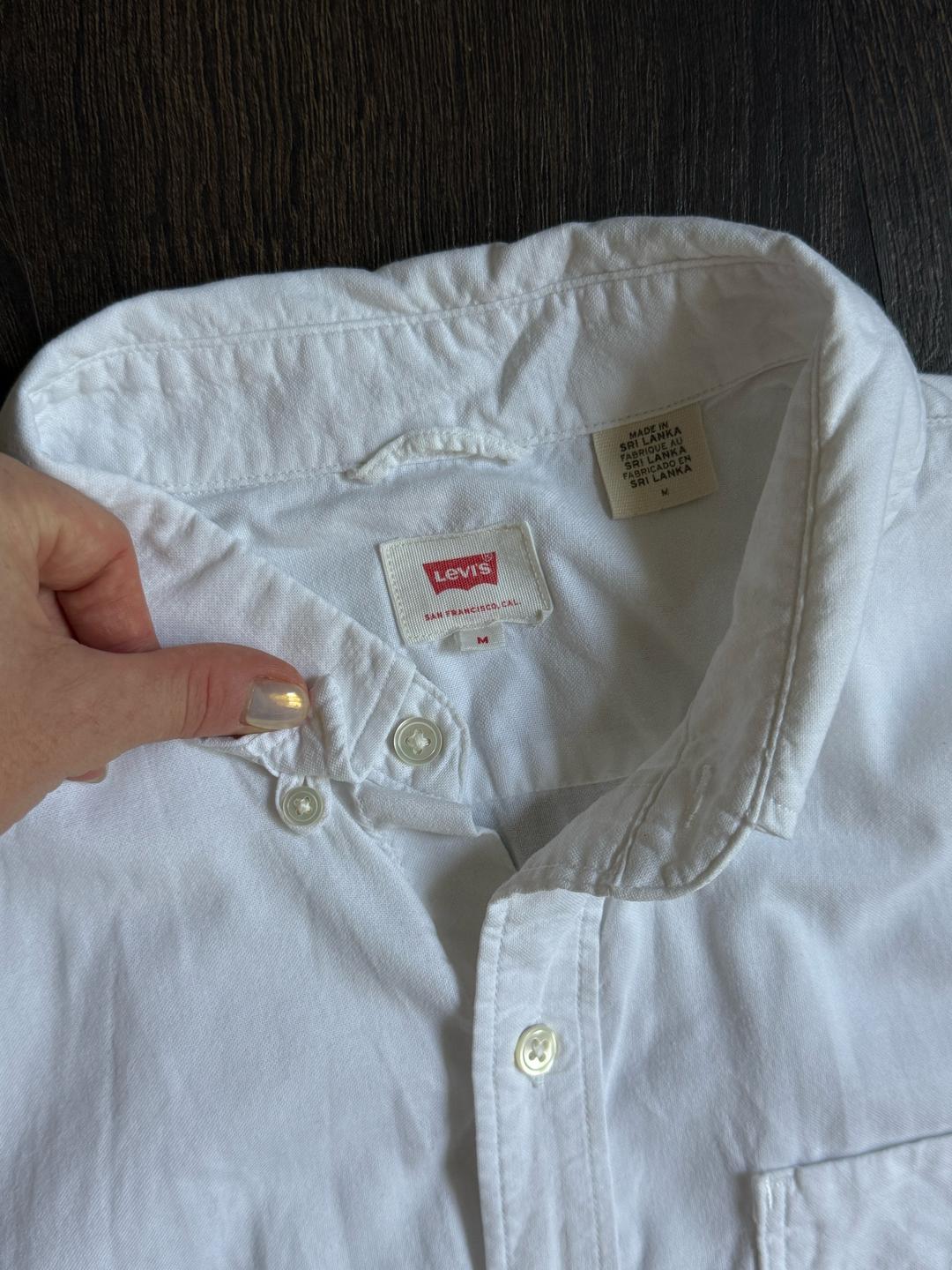 Levi's Рубашка белая мужская Levi’s — фото 2