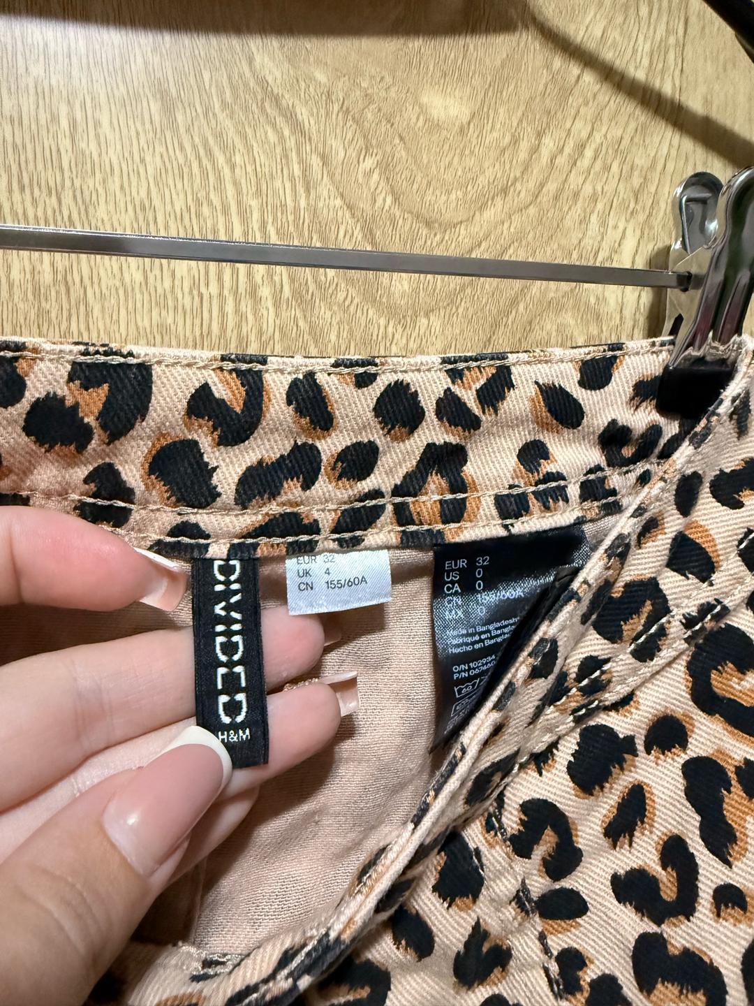H&M Леопардовая мини-юбка H&M — фото 2