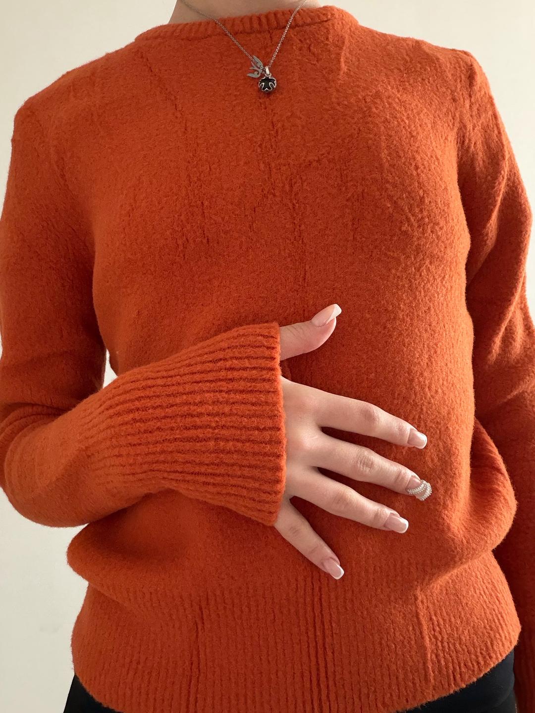Zara Оранжевый джемпер ZARA — фото 2