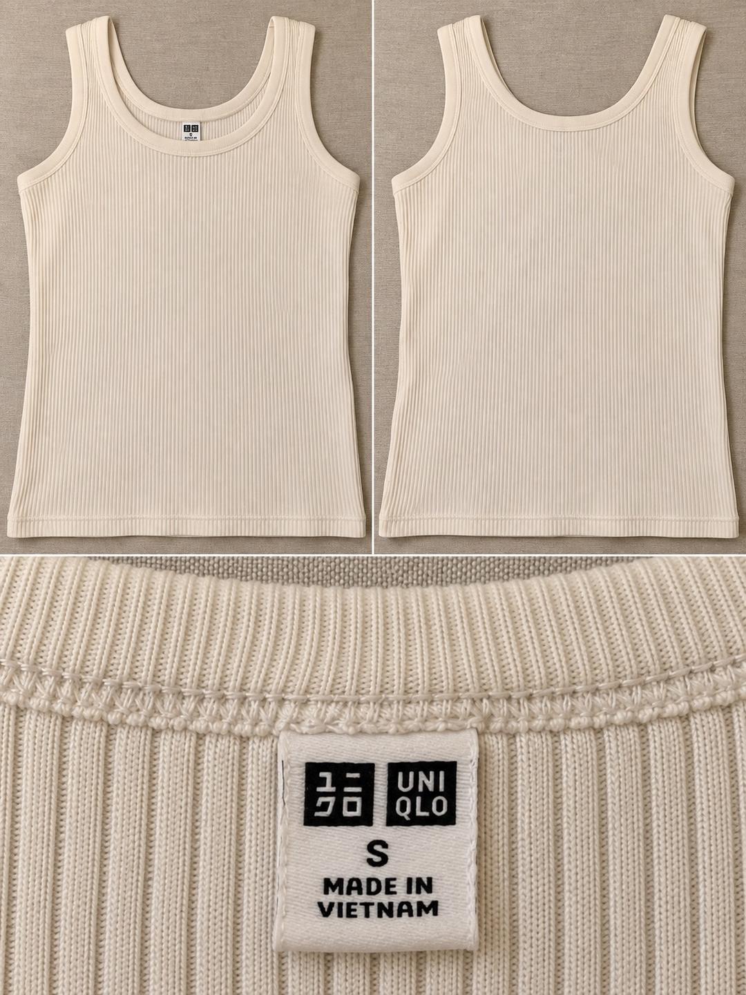 Uniqlo Белая майка UNIQLO — фото 2