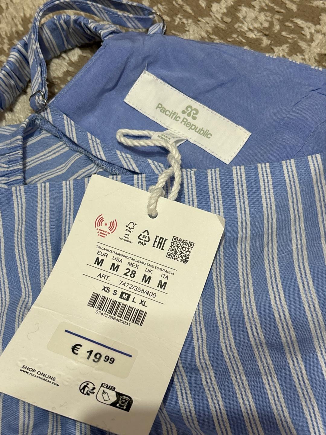 Pull & Bear Топ Pull&bear в полоску — фото 2