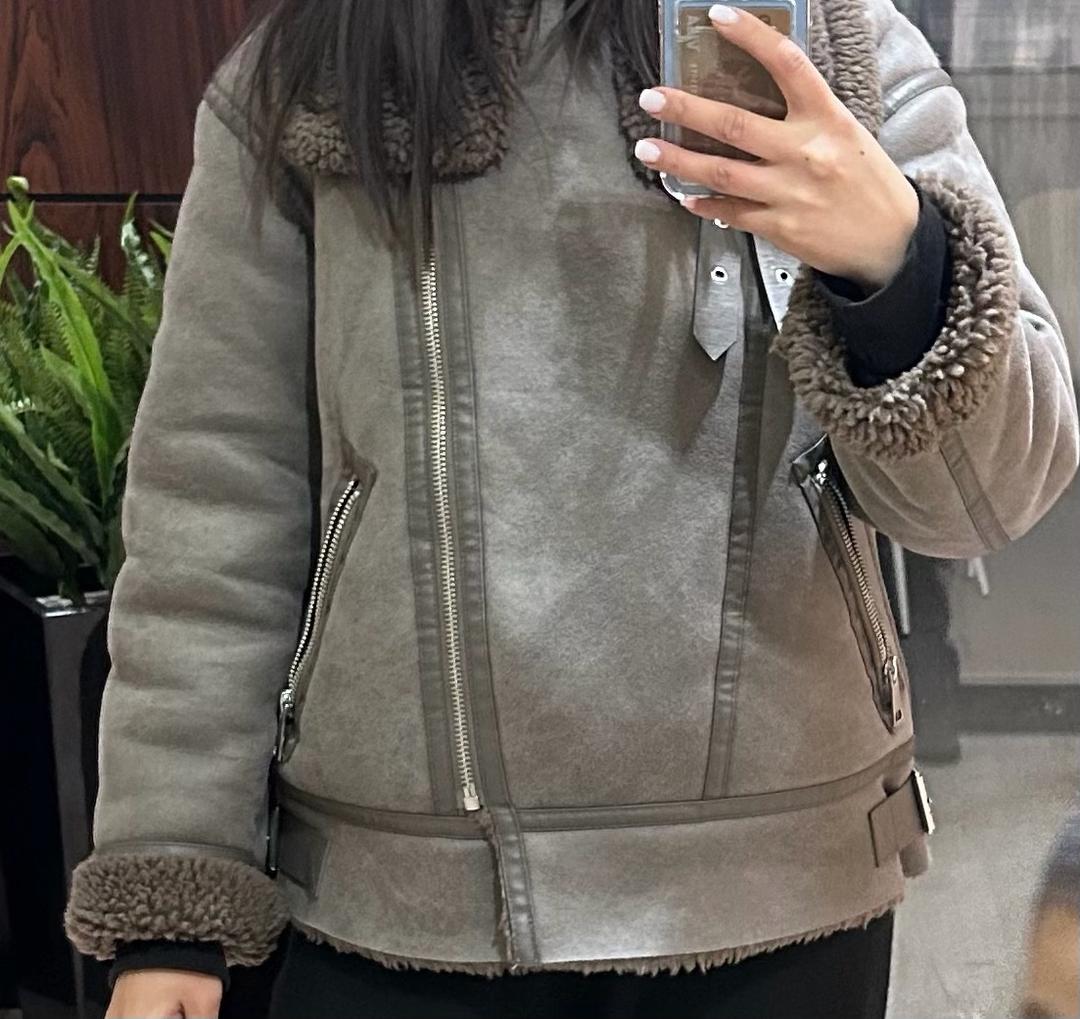 Zara Дубленка авиатор Zara — фото 2