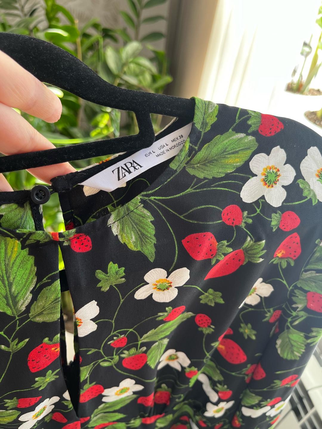 Zara Платье шифоновое Zara — фото 2
