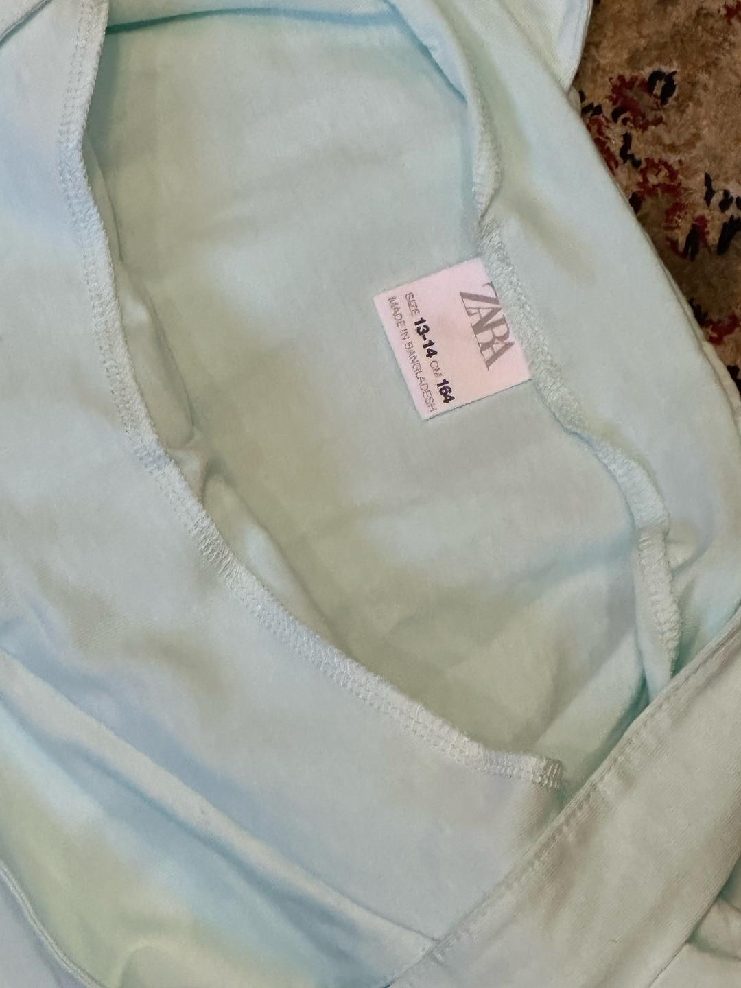 Zara Бирюзовая Майка Zara — фото 2