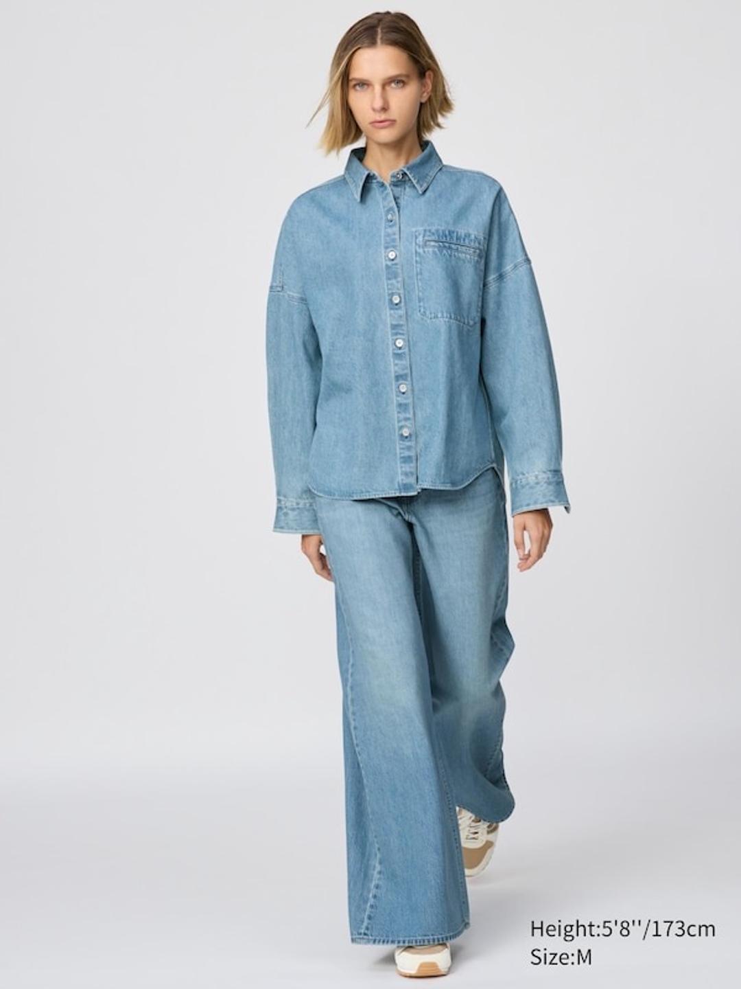 Uniqlo Рубашка из денима UNIQLO — фото 2