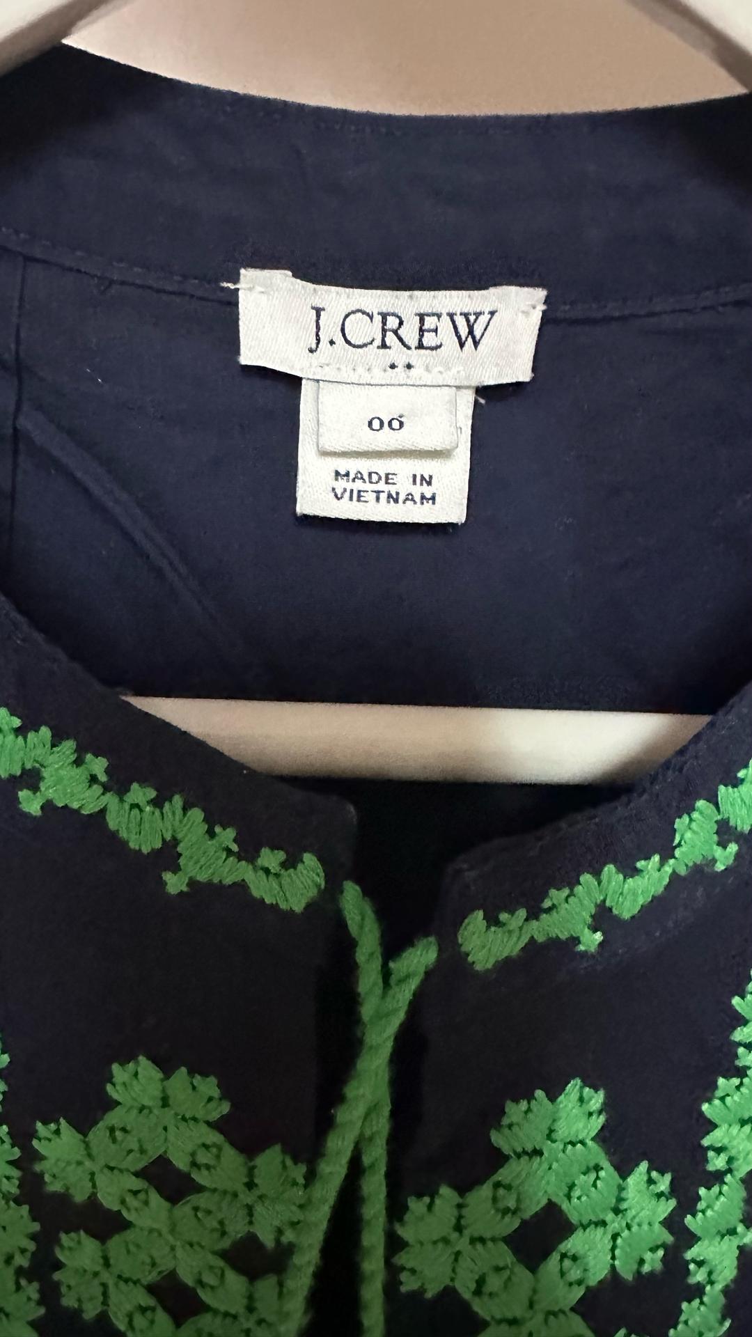 j.crew Топ J.Crew с вышивкой — фото 2
