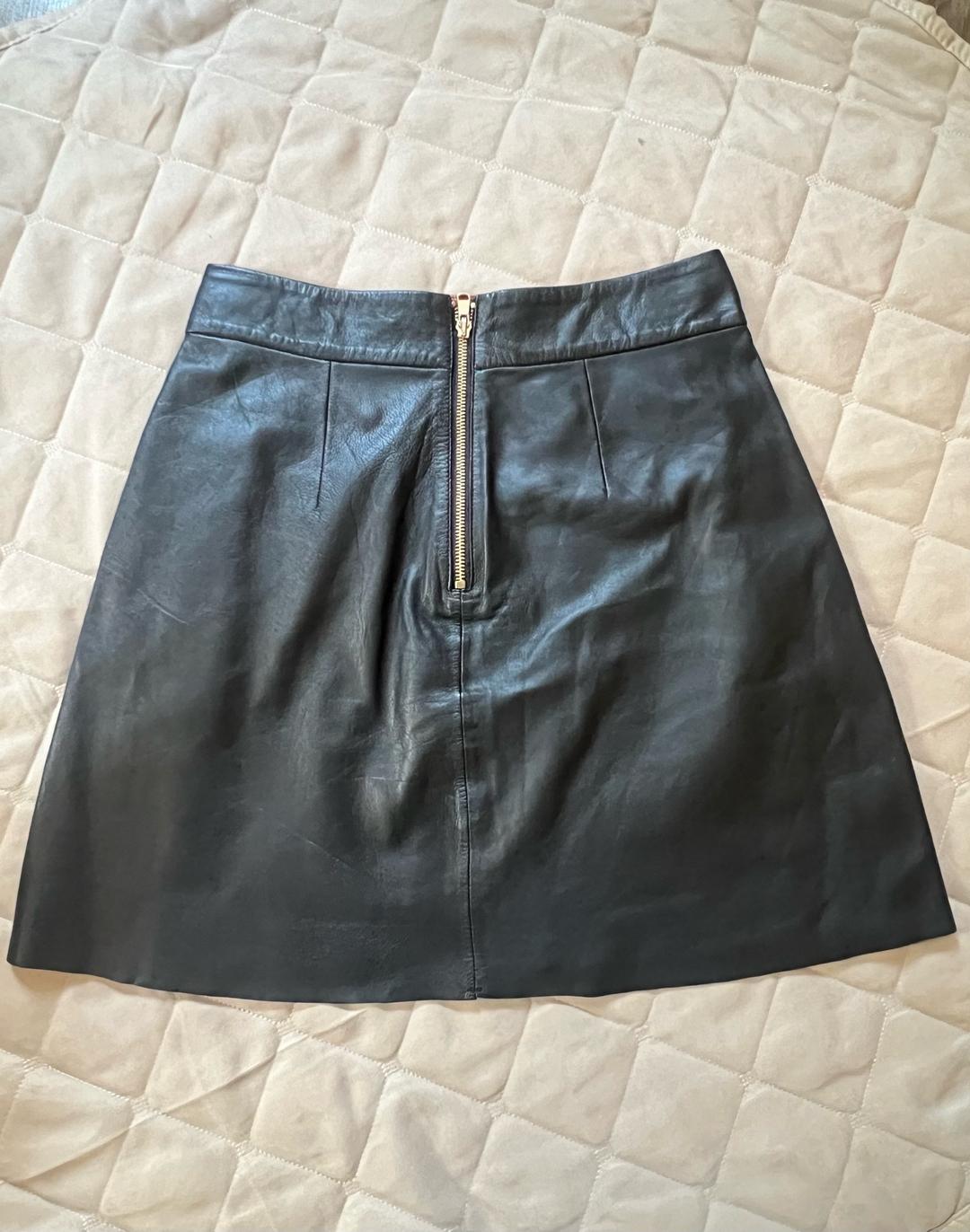Zara Кожаная юбка ZARA — фото 2
