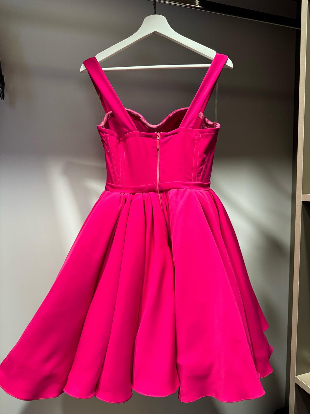 Aelita Couture Абсолютно новое платье Aelita Couture, розовое корсетное со съемными бантами — фото 2