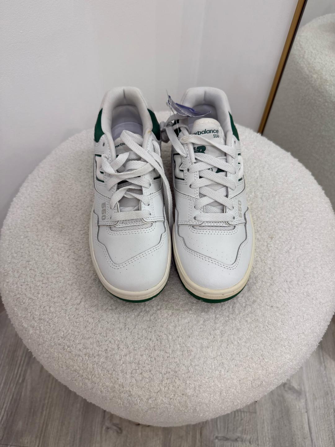New Balance Кроссовки New Balance 550 White/Green — фото 2