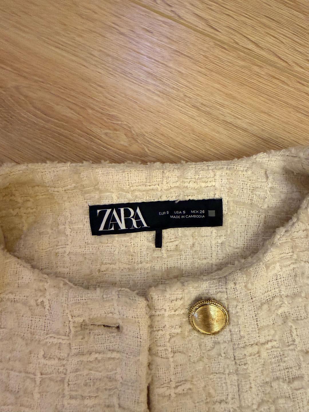 Zara Жакет ZARA из твида — фото 2