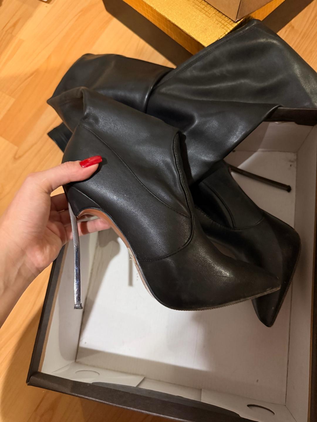 Casadei Ботфорды на каблуке casadei — фото 2