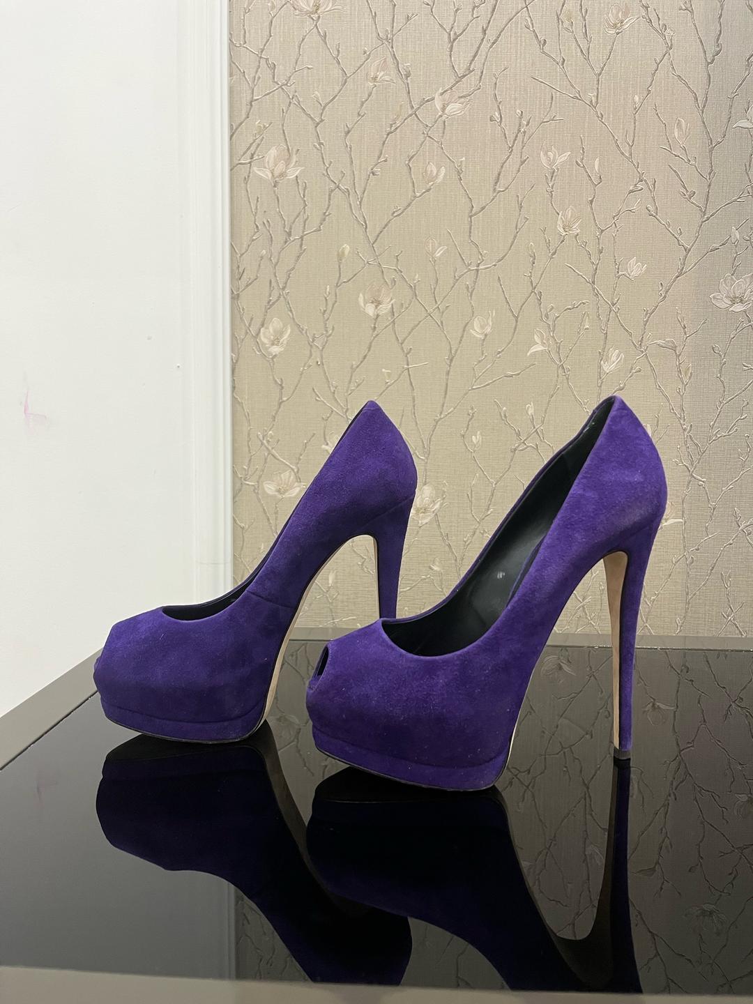 Giuseppe Zanotti Оригинальные фиолетовые туфли Giuseppe Zanotti — фото 2