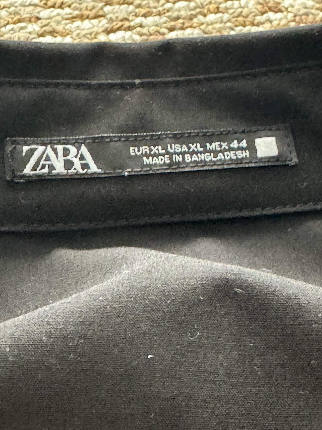 Zara Черная рубашка Zara — фото 2