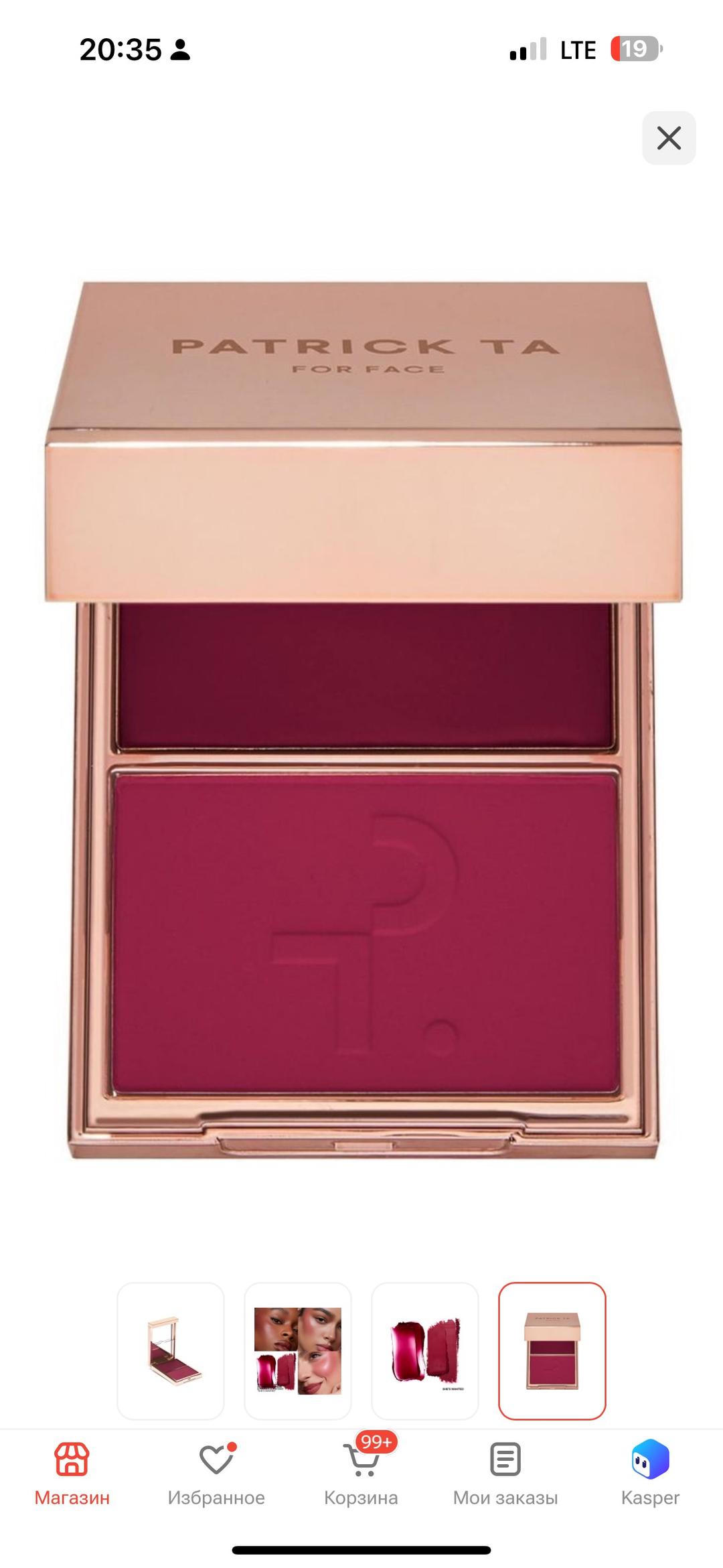 Patrick Ta Палетка румян Patrick Ta Major Headlines Double-Take Creme & Powder Blush — фото 2