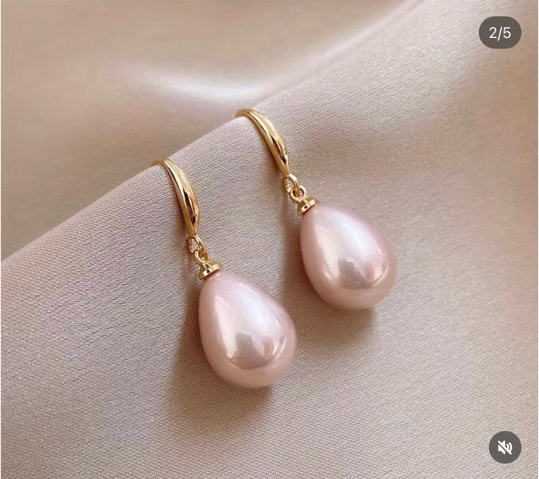Miras Jewerly Новый! Серьги капельки из искусственного жемчуга — фото 2