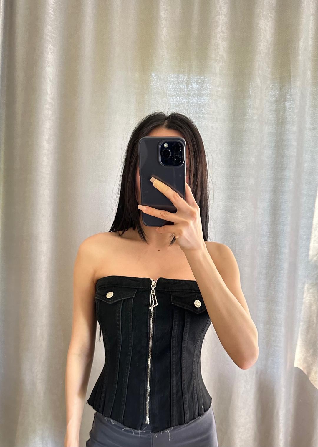Zara Продам джинсовый топ Zara — фото 2