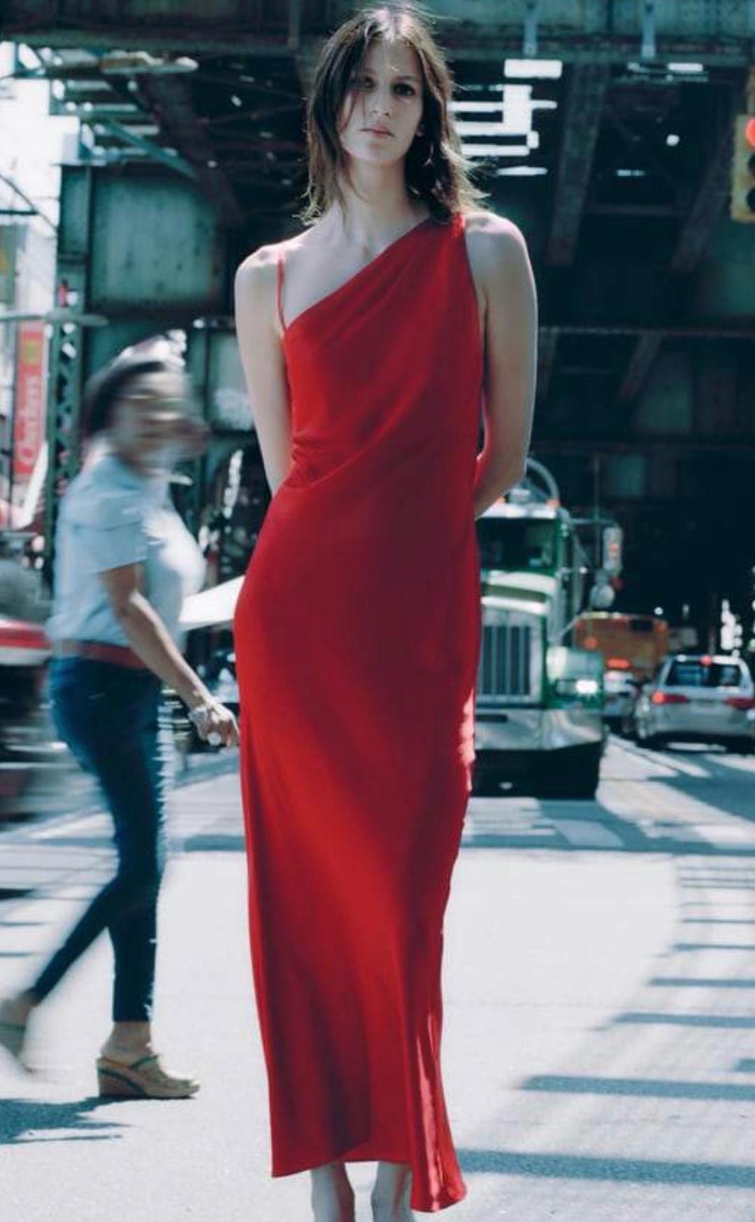 Zara Платье атласное — фото 2