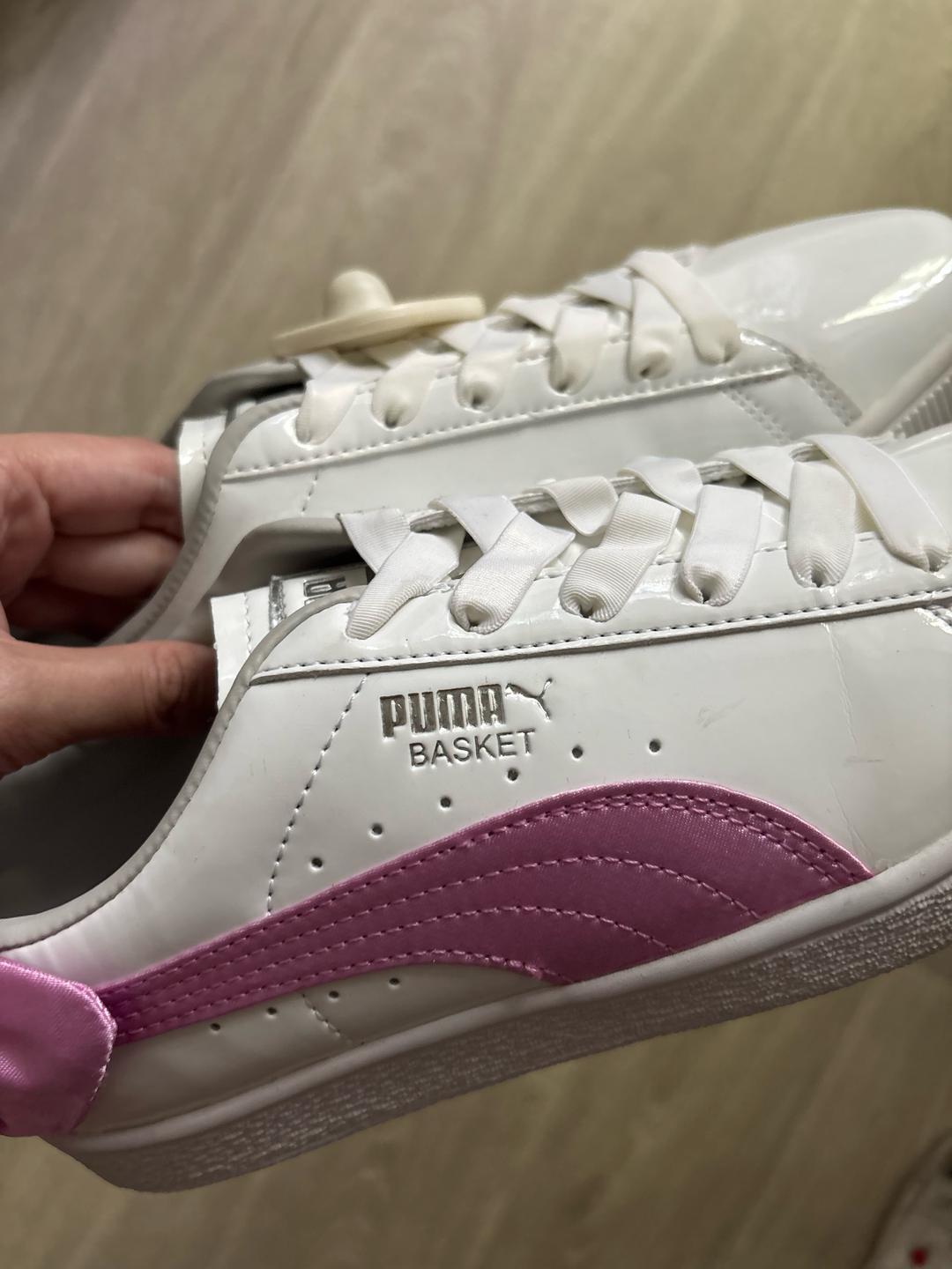 Puma Puma Basket Bow — оригинальные кроссовки с атласными бантами 💗 🎀 — фото 2