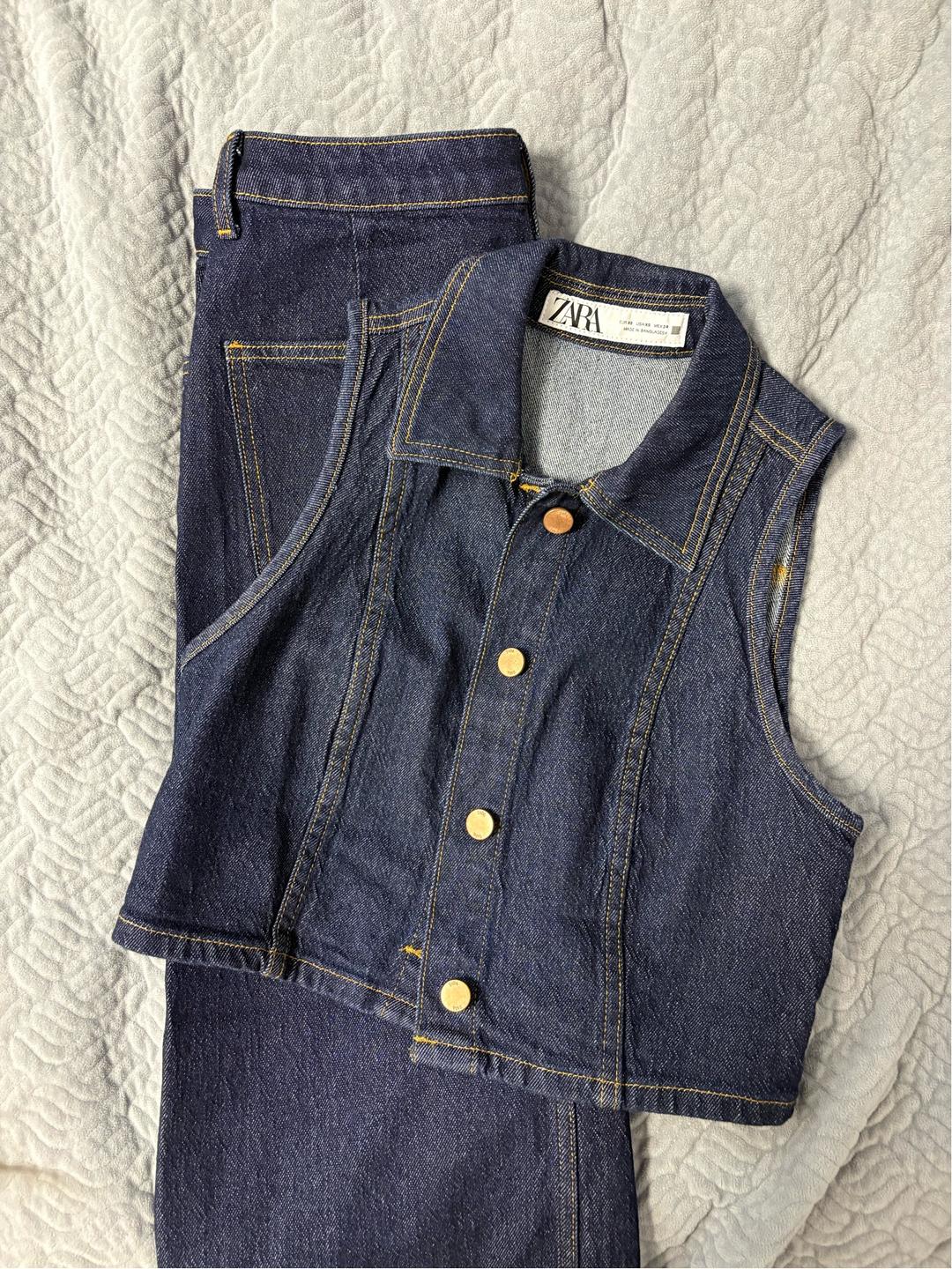 Zara Джинсовый костюм  ZARA — фото 2