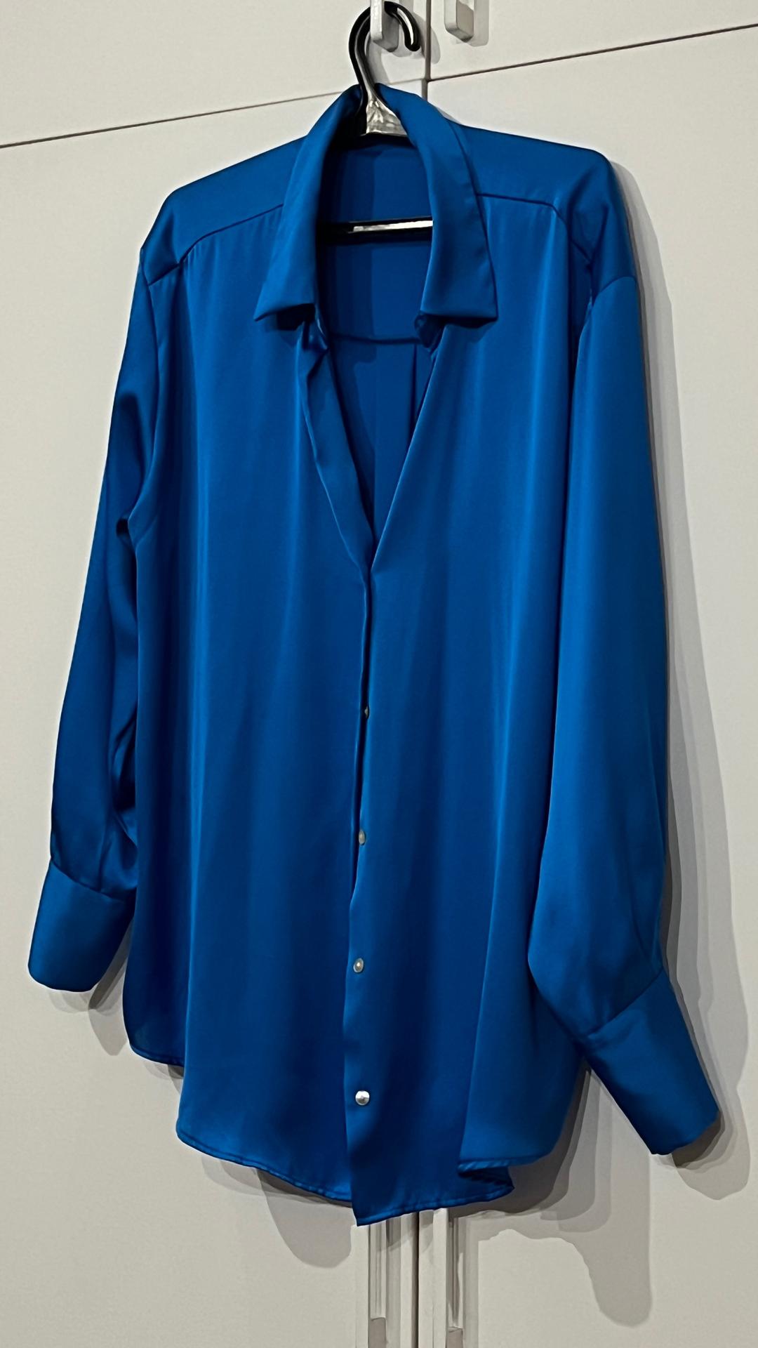 Zara Атласная рубашка ZARA — фото 2