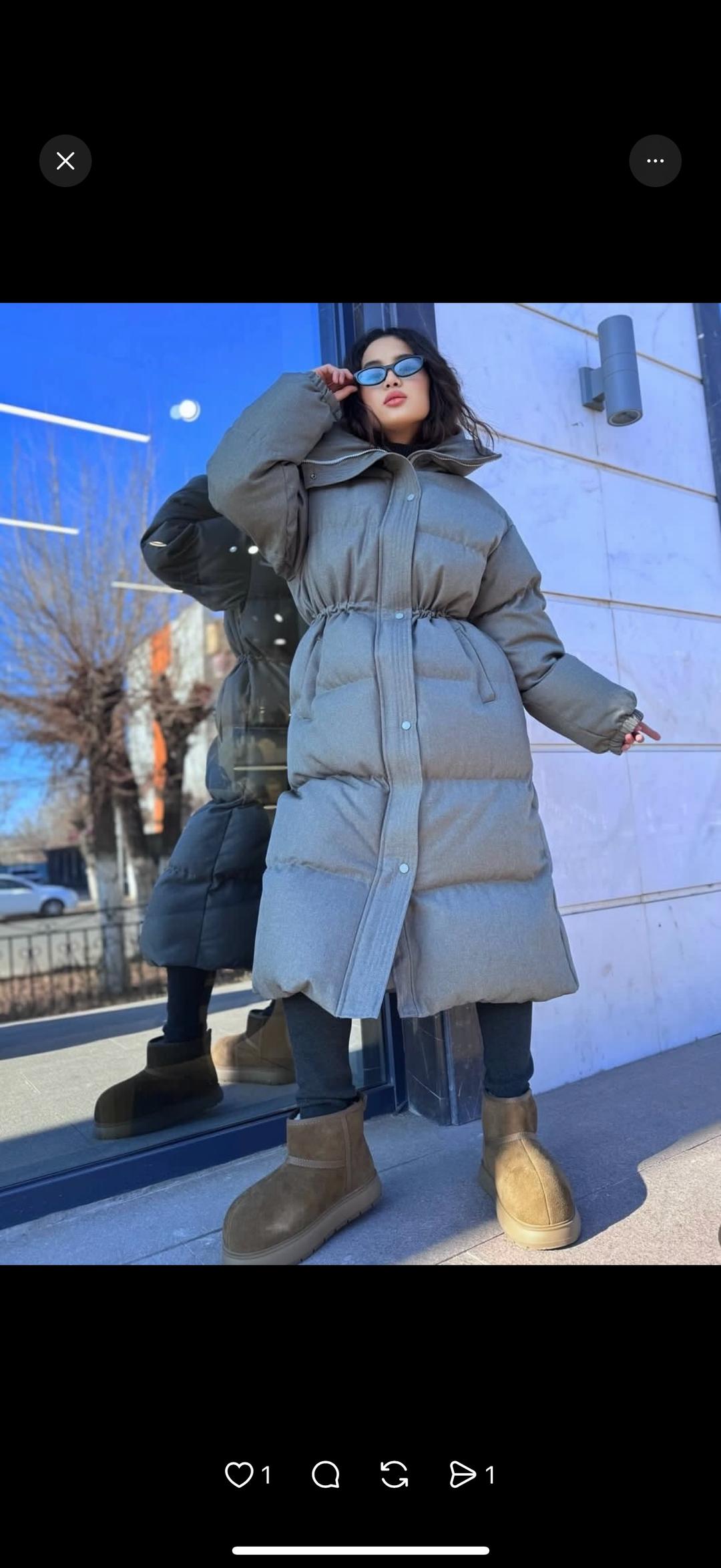Женские Зимние новые куртки драповые тёплые женские куртки пуховик — фото 2