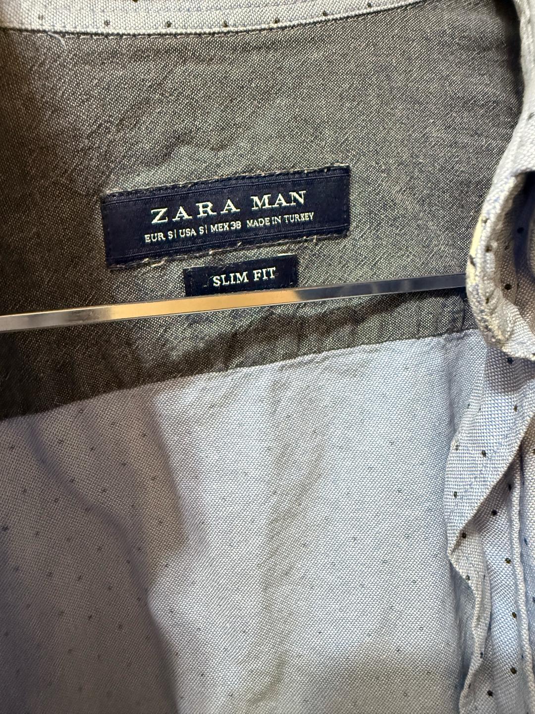 Zara Мужская рубашка ZARA MAN Slim Fit — оригинал — фото 2