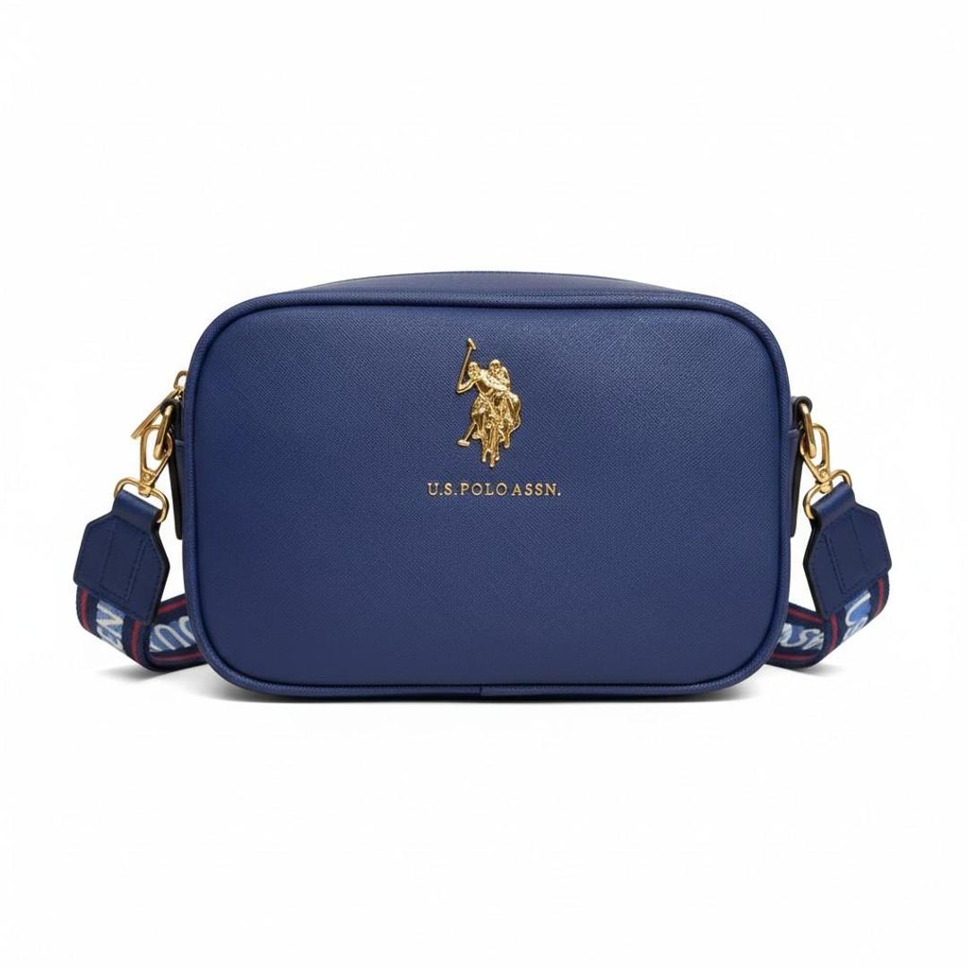 US POLO ASSN Новая оригинальная сумка кросс-боди U.S. Polo Assn. (Кожа Сафьяно) — фото 2